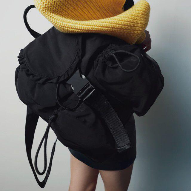 [해외배송] ZARA 자라 나일론 백팩 (BLACK - 6204/810)