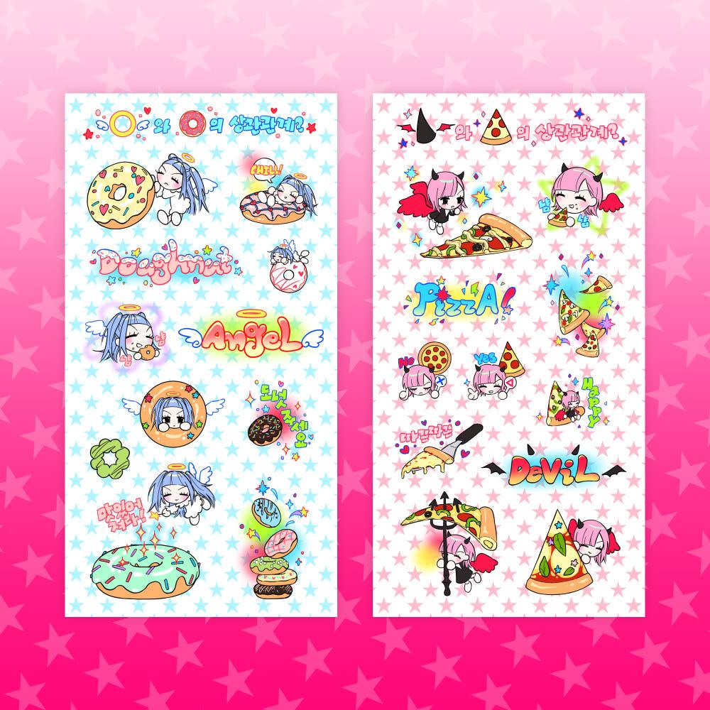 단종예정★[miihii⋆미히] 상관관계 시리즈 sticker (2types)