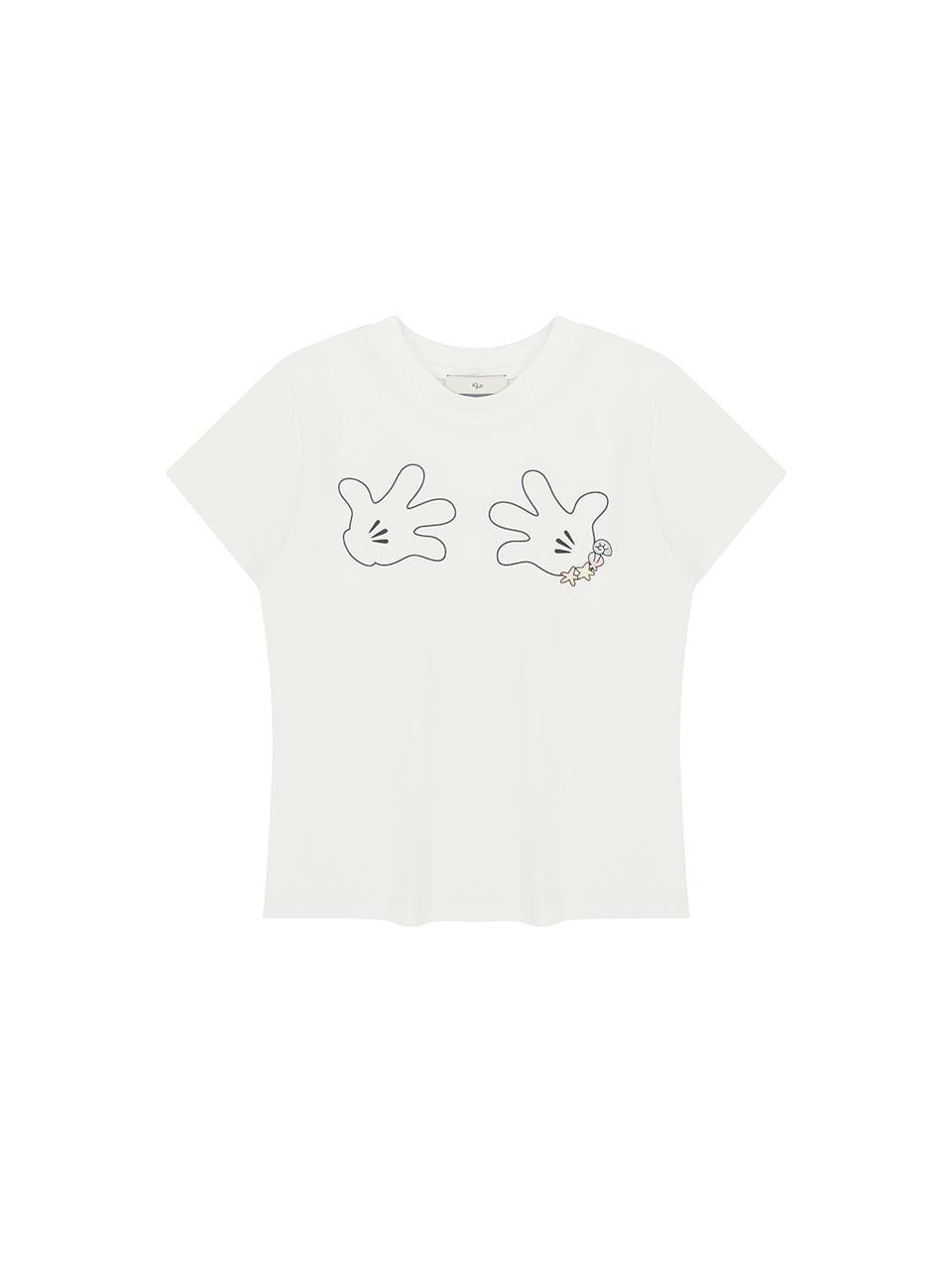 Minnie Hands_Tee Off-White