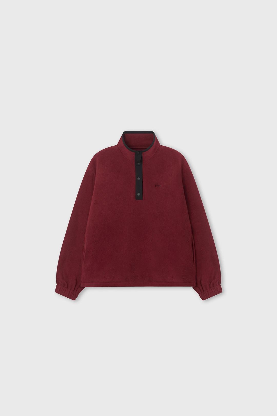 Teddy Fleece Top Deep Red [12.17(WED) 출고 예정]