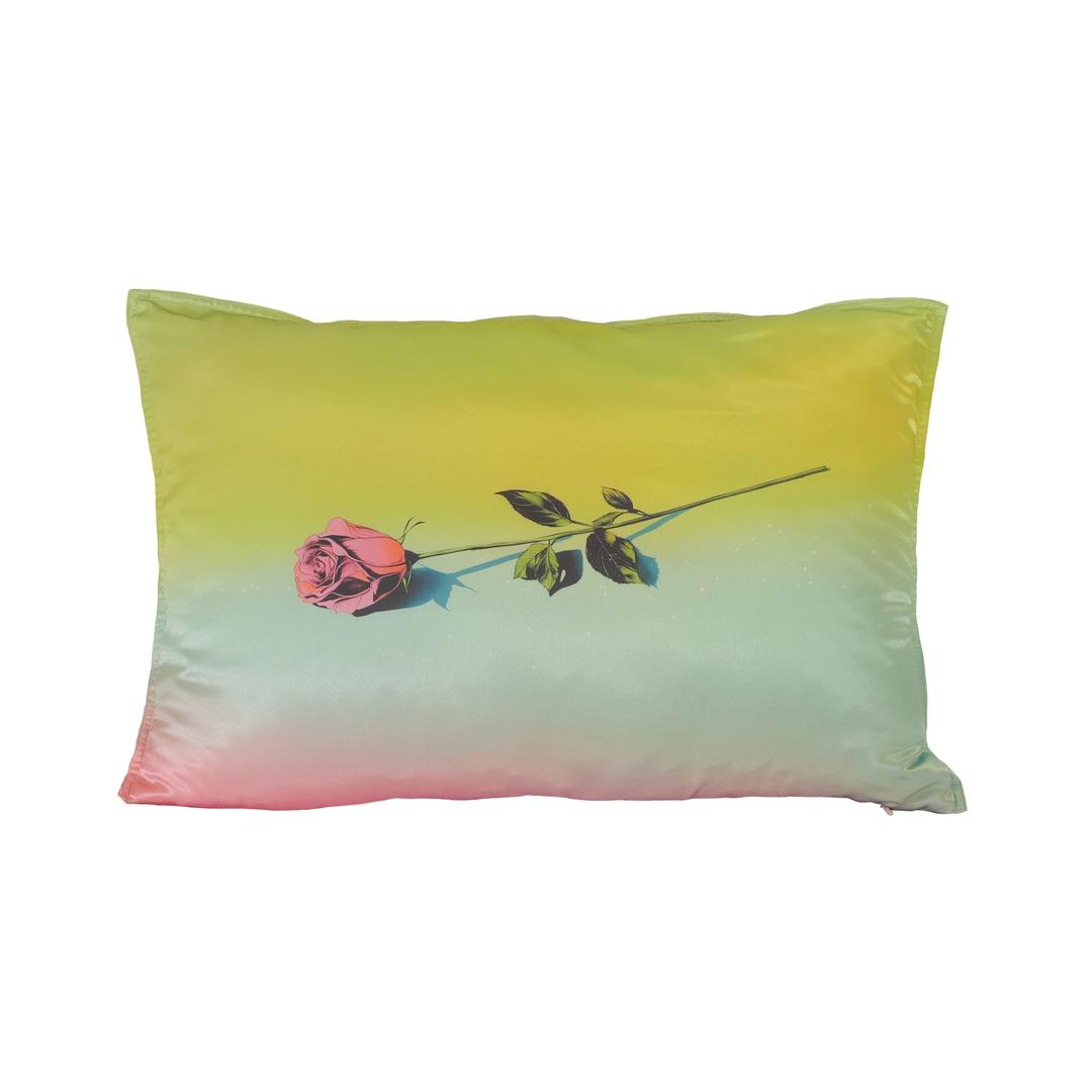 a rose pillowcase