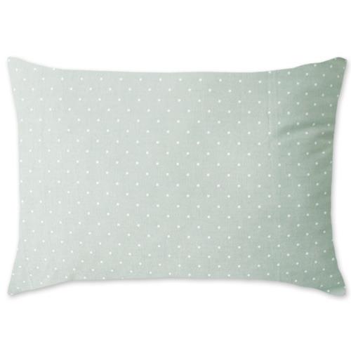 그린 도트 베개커버