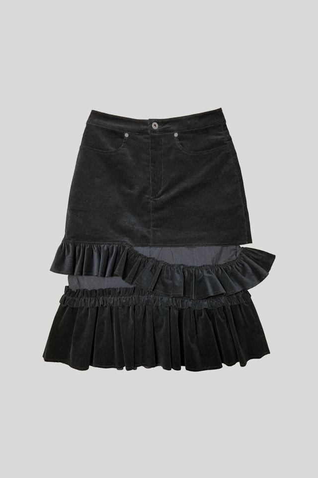 FRILL MIDI SKIRT