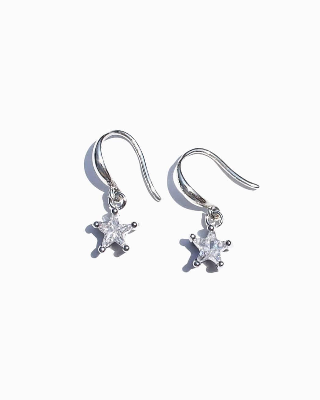 Mini star earrings
