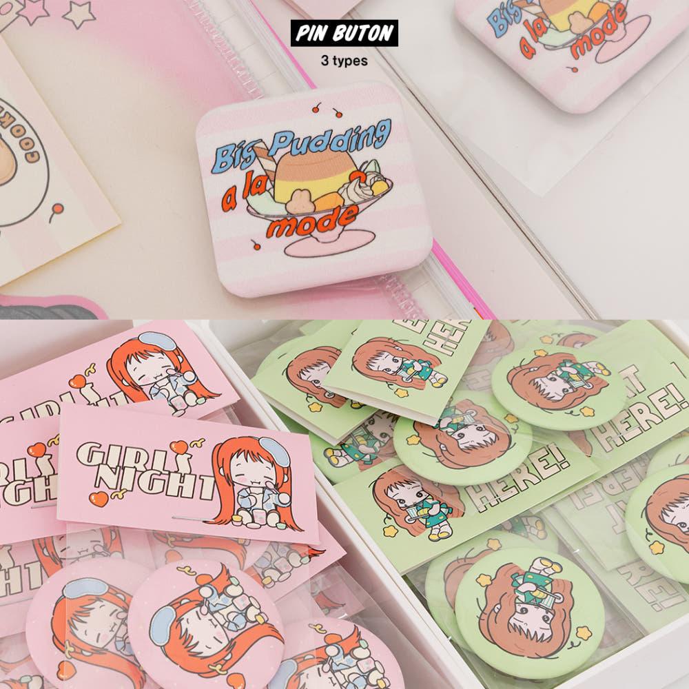 [케이키] 핀버튼 (3종)