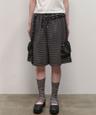 타입서비스(TYPESERVICE)  Mixed Pattern Ruffled Pants [Black] - 사이즈 & 후기 | 무신사