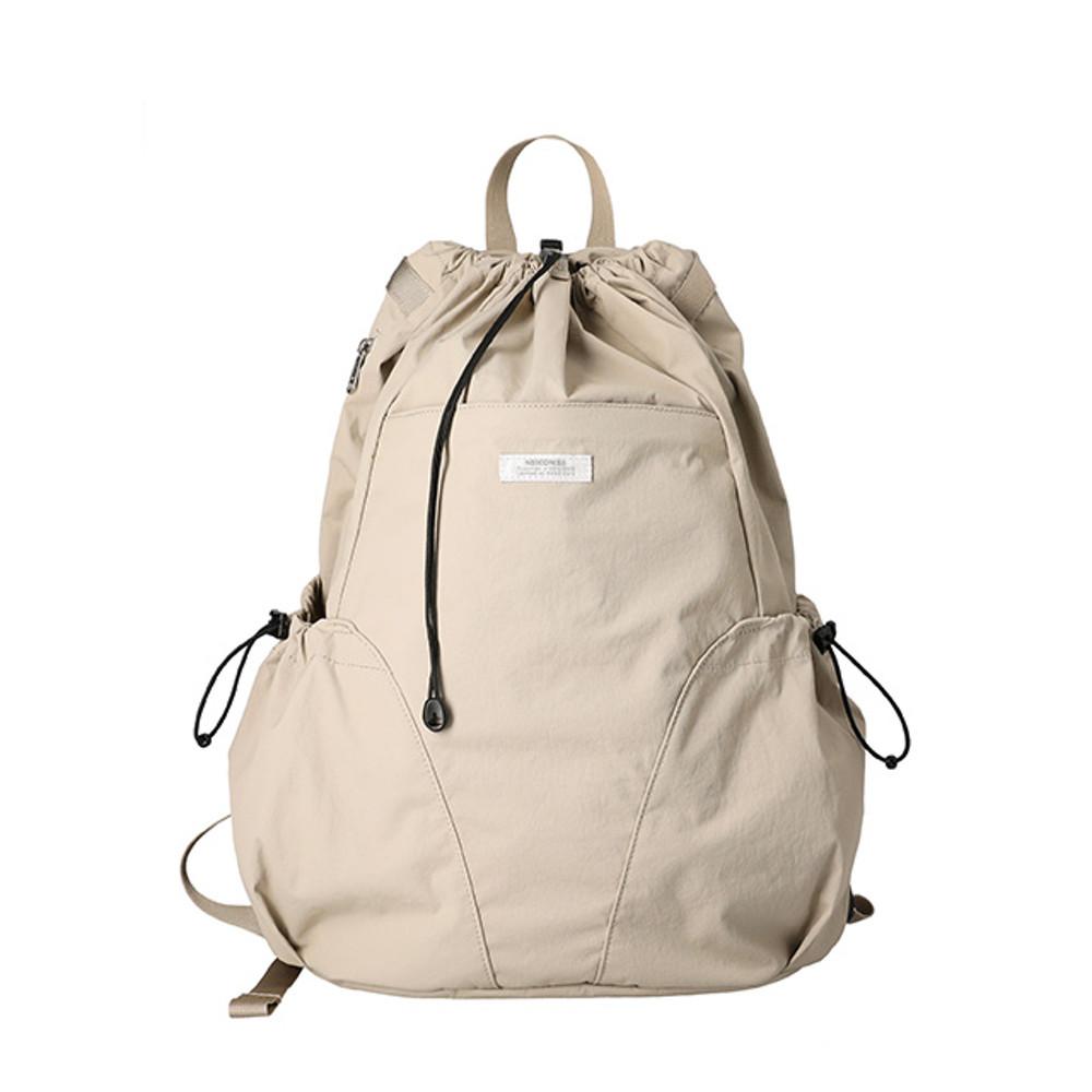 [네이키드니스] 에어로 스트링 백팩 / 베이지