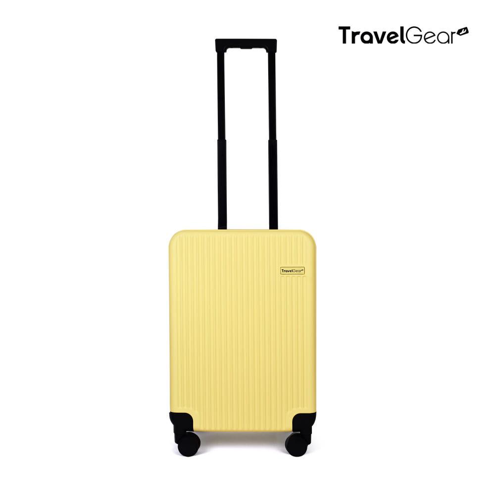 트래블기어 폴더블 캐리어 55cm 66cm 기내용 여행용 캐리어 사이즈 옐로우