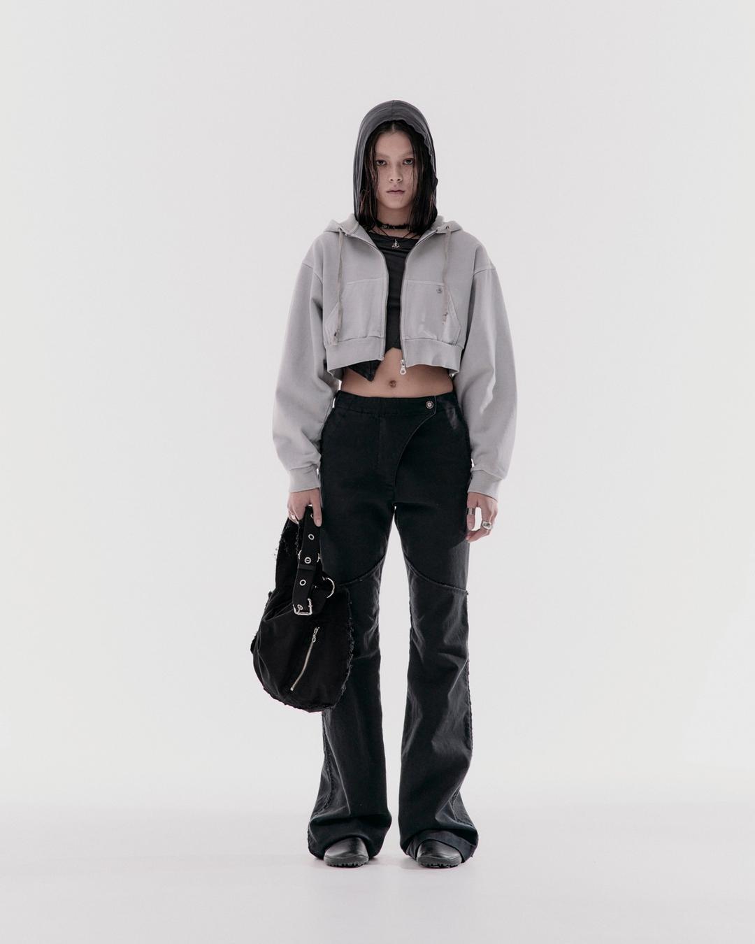 BOOT-CUT PANTS_NAVY
