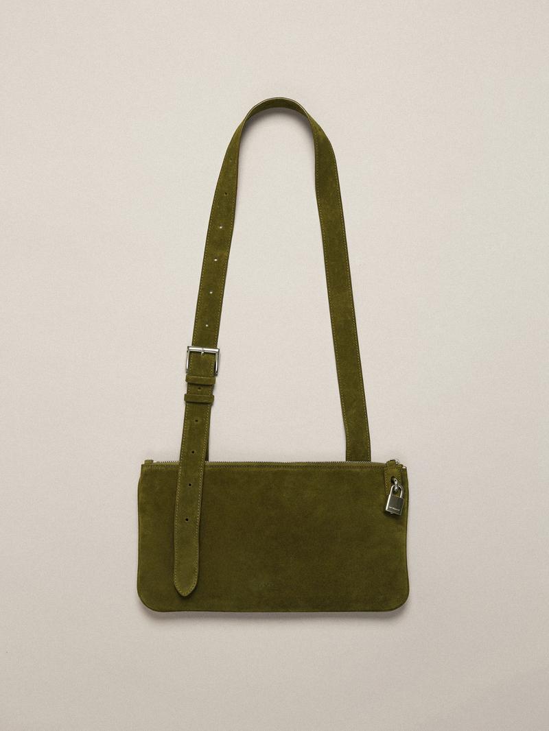 Sol Bag Olive Suede