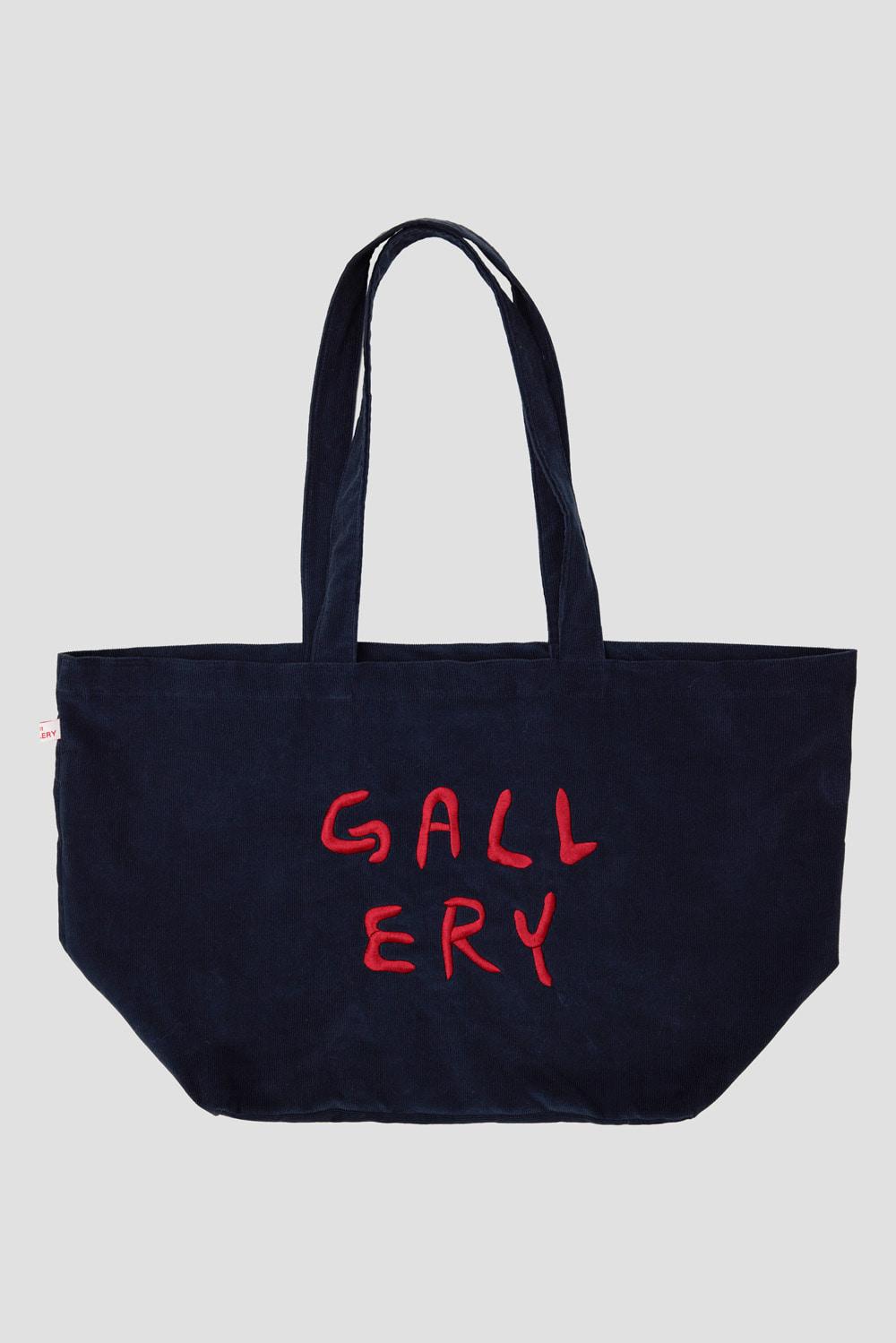 [Pre-Order]Gallery Logo Corduroy Bag - Navy