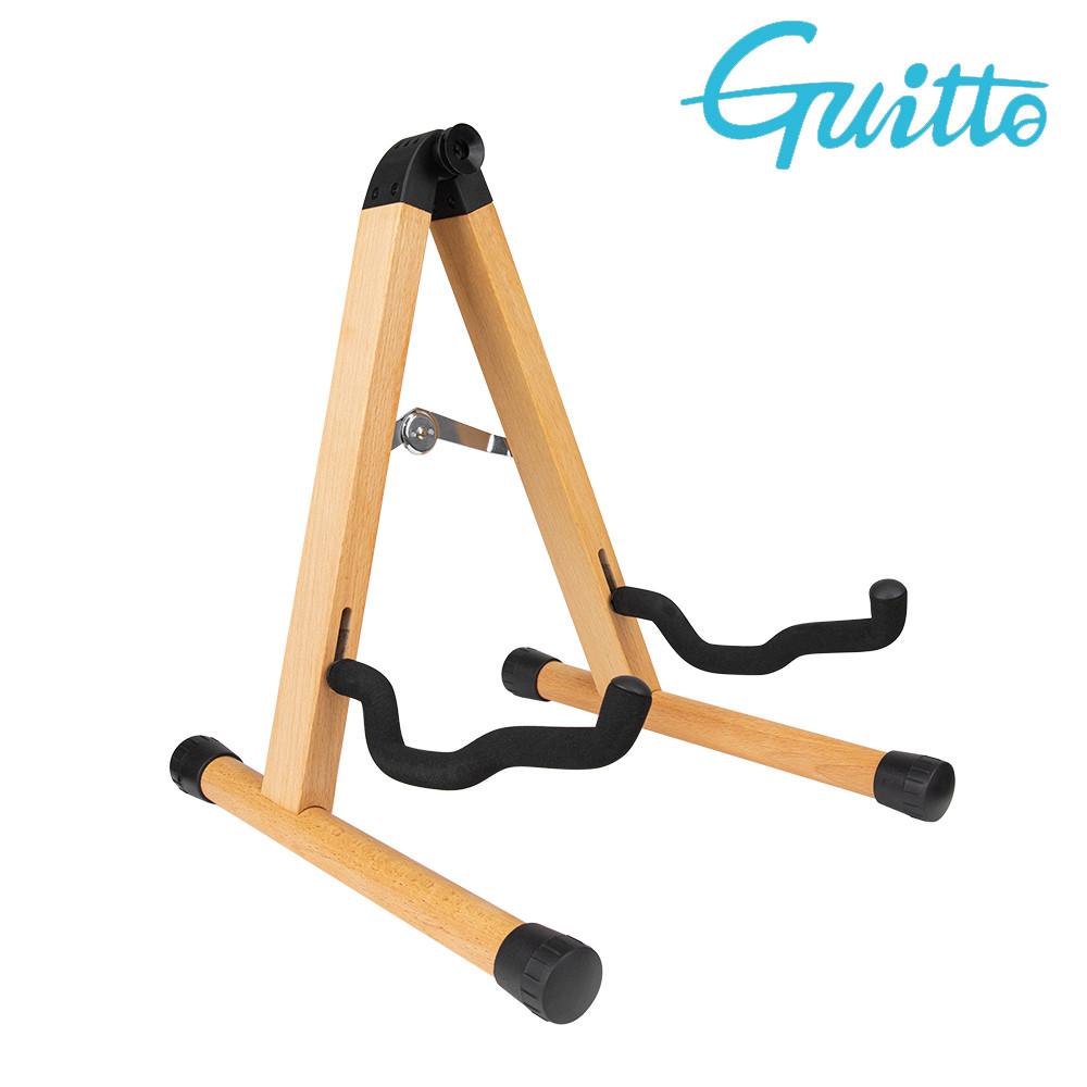 기토 GGS14 원목 접이식 기타스탠드 거치대 받침대 일렉 통기타