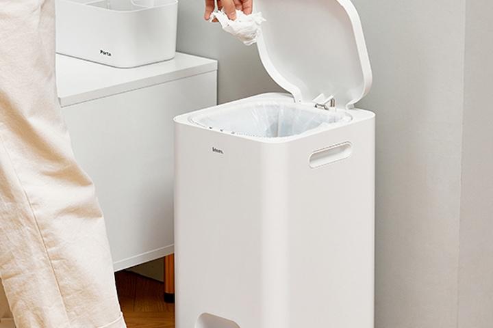 [가담다위크/20%쿠폰]심플 페달형 휴지통 20L