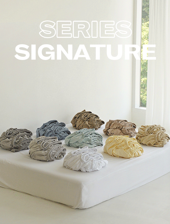 시그니처 고밀도 순면 40수 매트리스커버 9colors