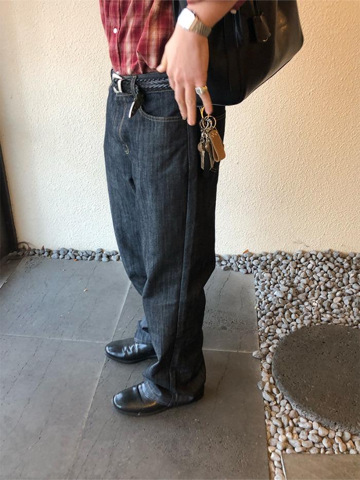 [추천상품/문의폭주] Bage wide raw denim