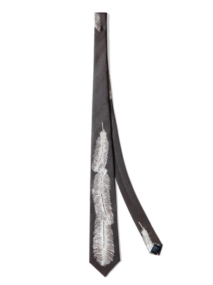 캐피탈 KAPITAL 실크 트윌 페더 타이 넥타이  K2403XG502