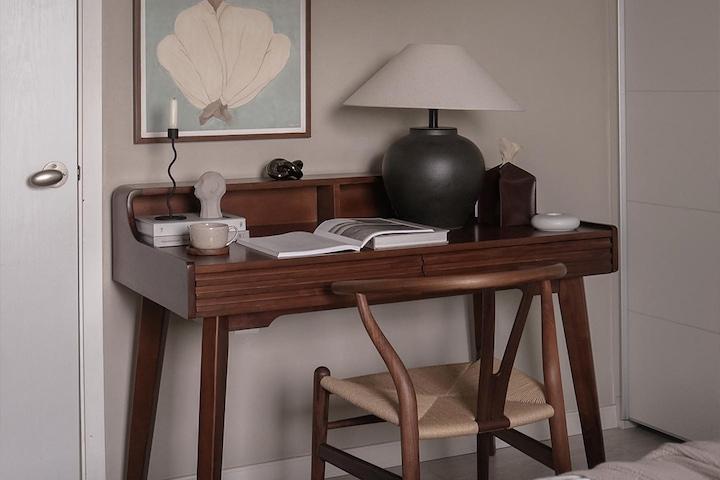 쿠폰가 167,200원/펜토 1200 원목 서랍책상/컴퓨터책상/원목책상