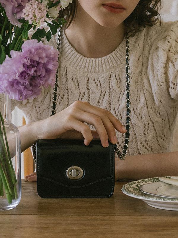 [6.21 순차 출고] 미뇽 마이크로 백 Mignon Micro Bag - 블랙