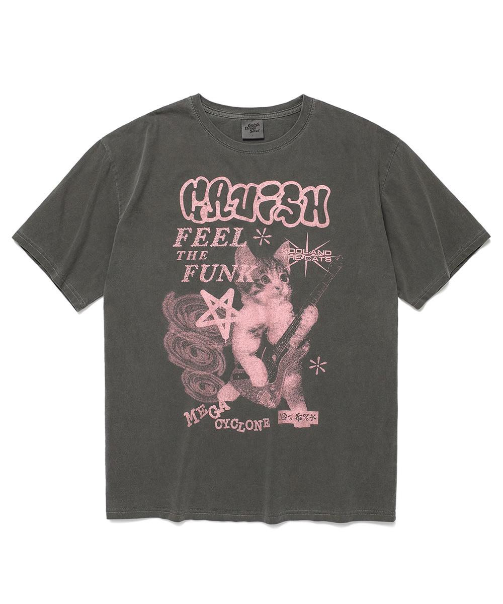 MEGA CYCLONE PIGMENT SS TEE[CHARCOAL]