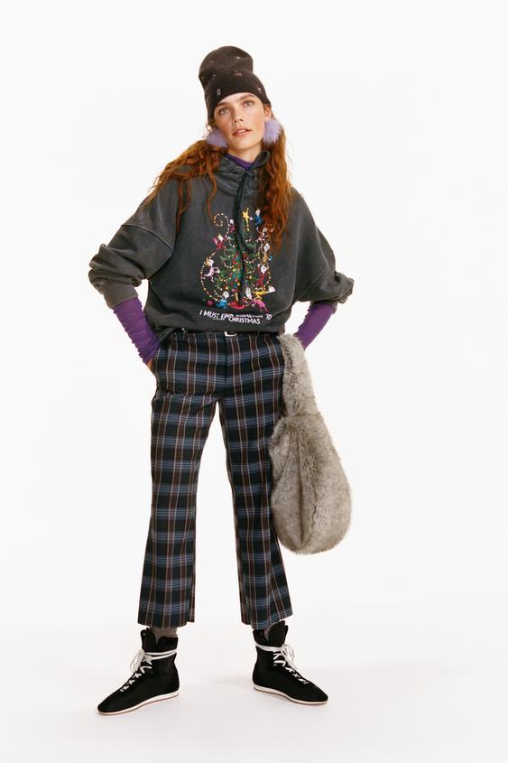 페이크 퍼 맥시 버킷백