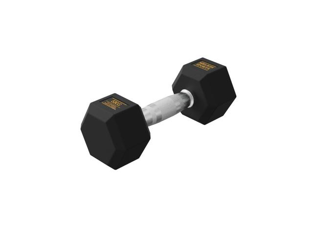 멜킨 고무 육각 덤벨 5kg 아령 헬스장 근력 홈트레이닝 기구 운동 홈짐 크로스핏