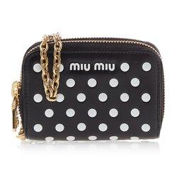 [비아델루쏘] [미우미우] 스터드 나파 레더 카드지갑 5MC078 2DRA F0967