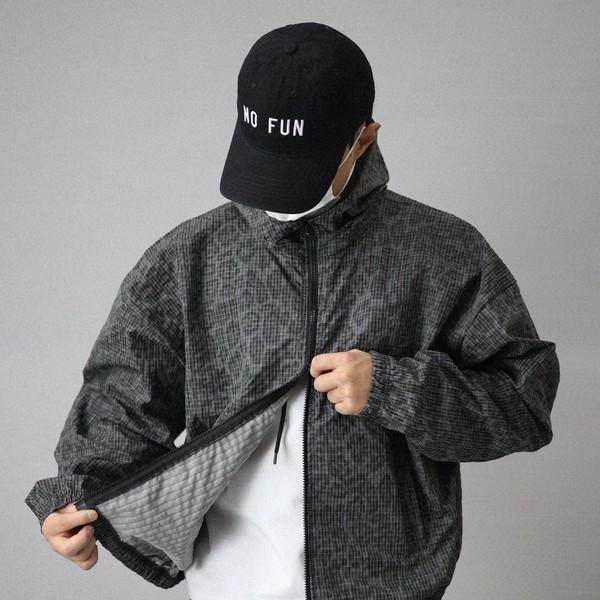 Leopard check wind breaker [ACH261TO022]