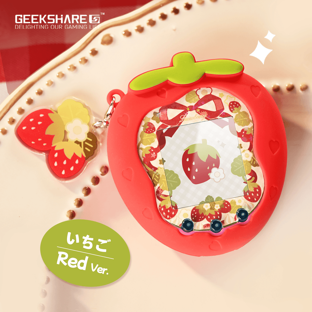GeekShare Tamagotchi Uni Case - Creamy Strawberry - Red