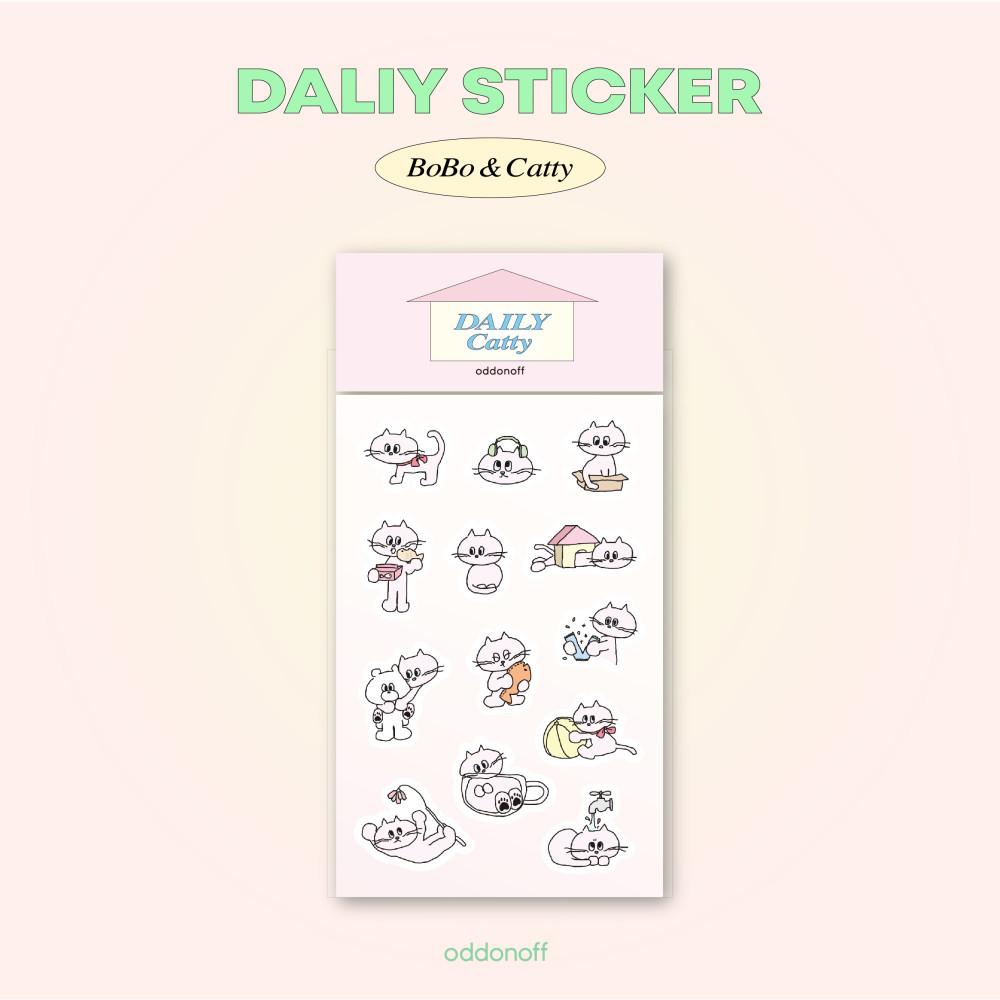 Daily Catty Sticker