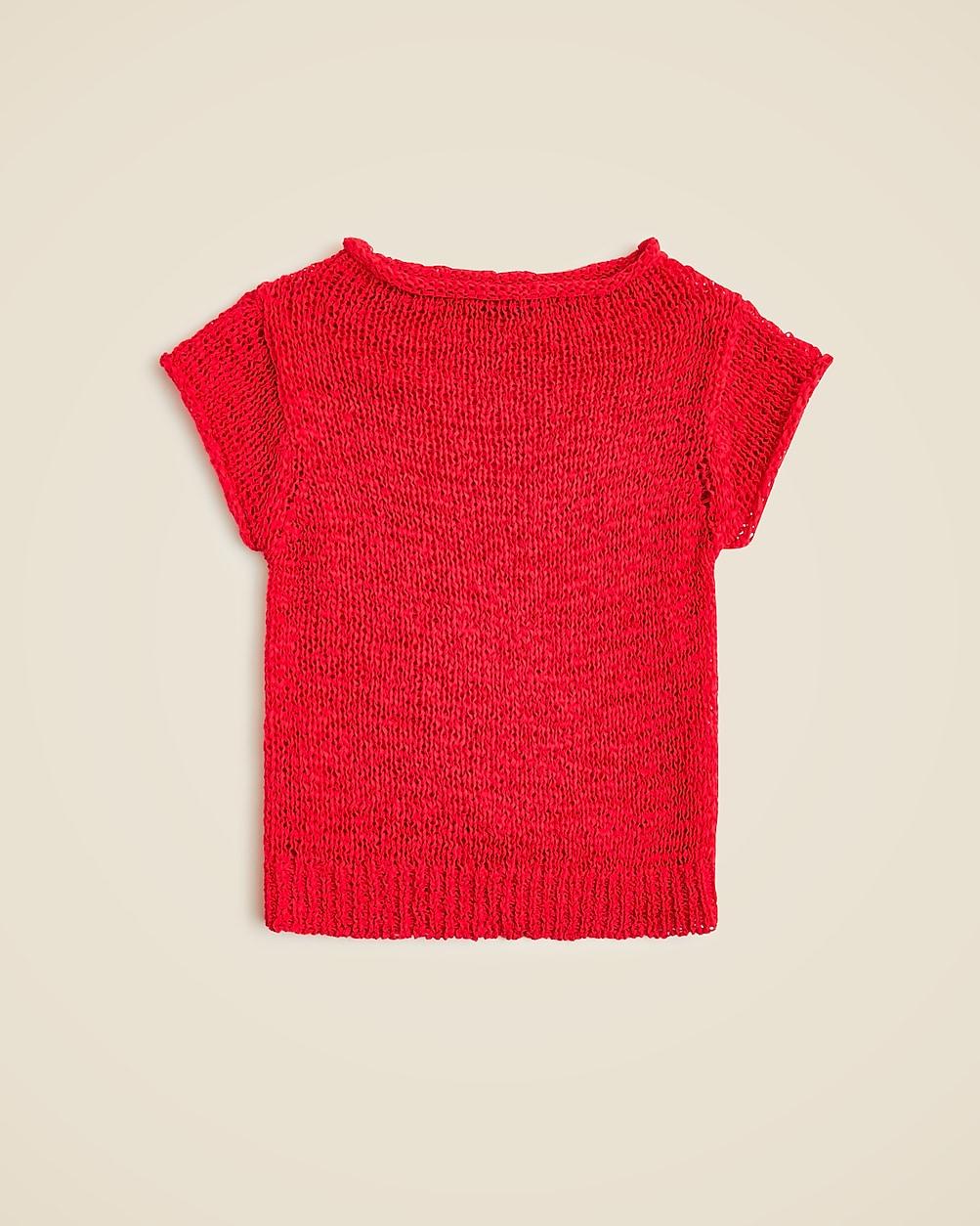 Montauk textured sweater-tee
