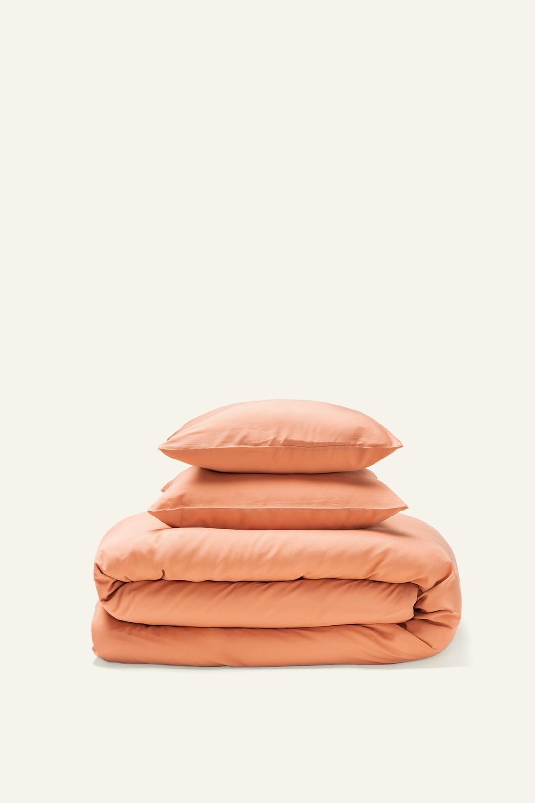 다크 오렌지 모달 이불 커버