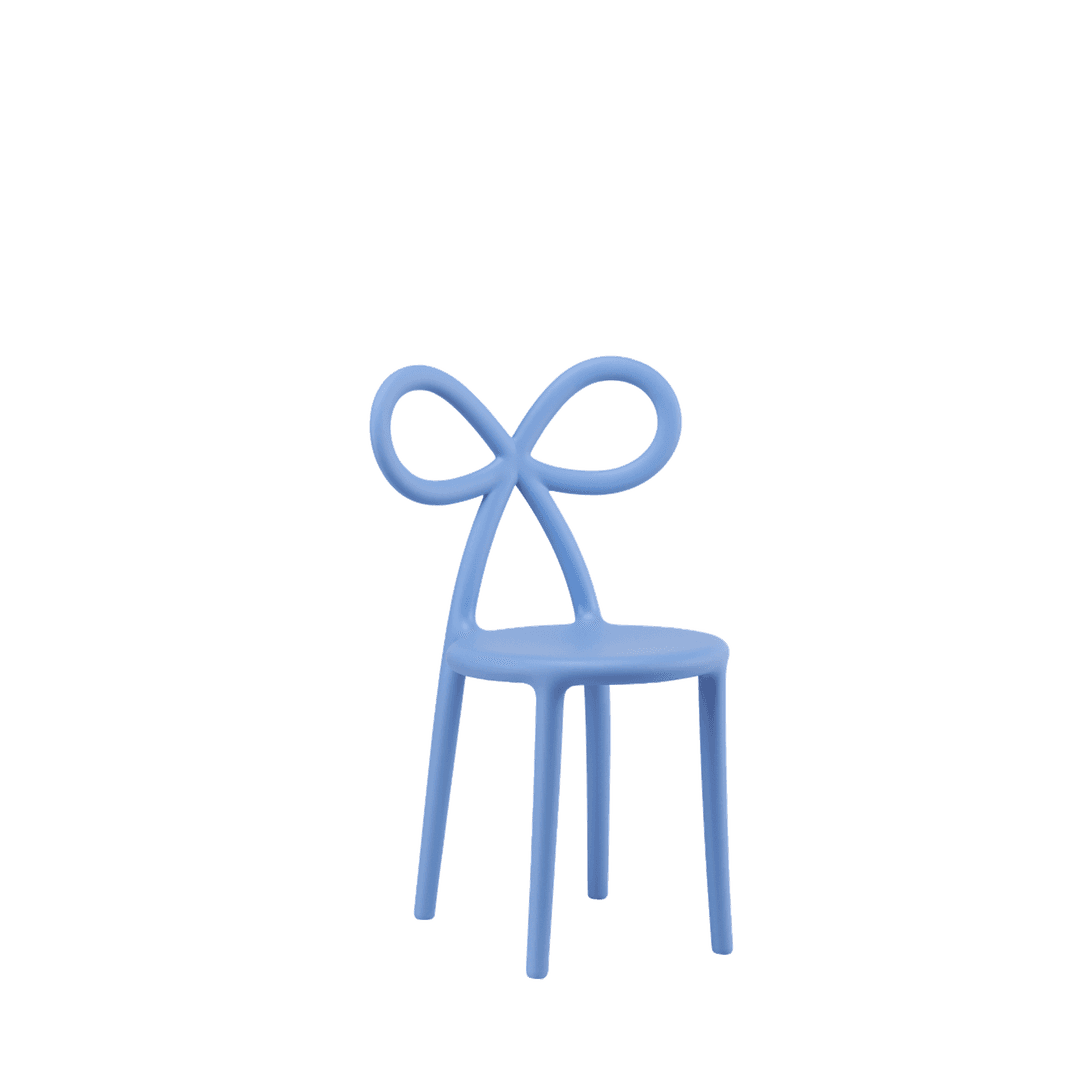 퀴부 리본 베이비 라이트 블루 Ribbon Chair Baby Light Blue