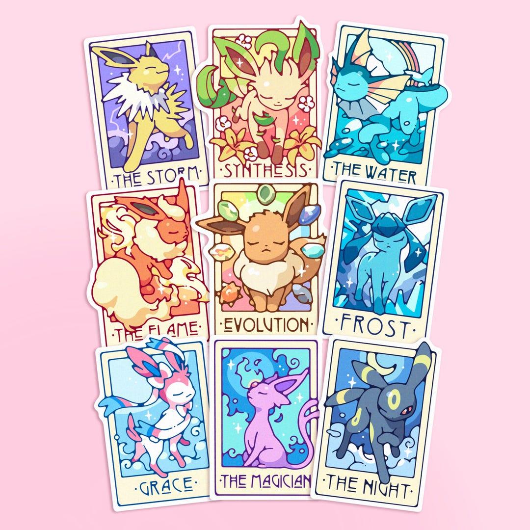 Evolution Series Tarot Card Stickers | Waterproof Matte Vinyl