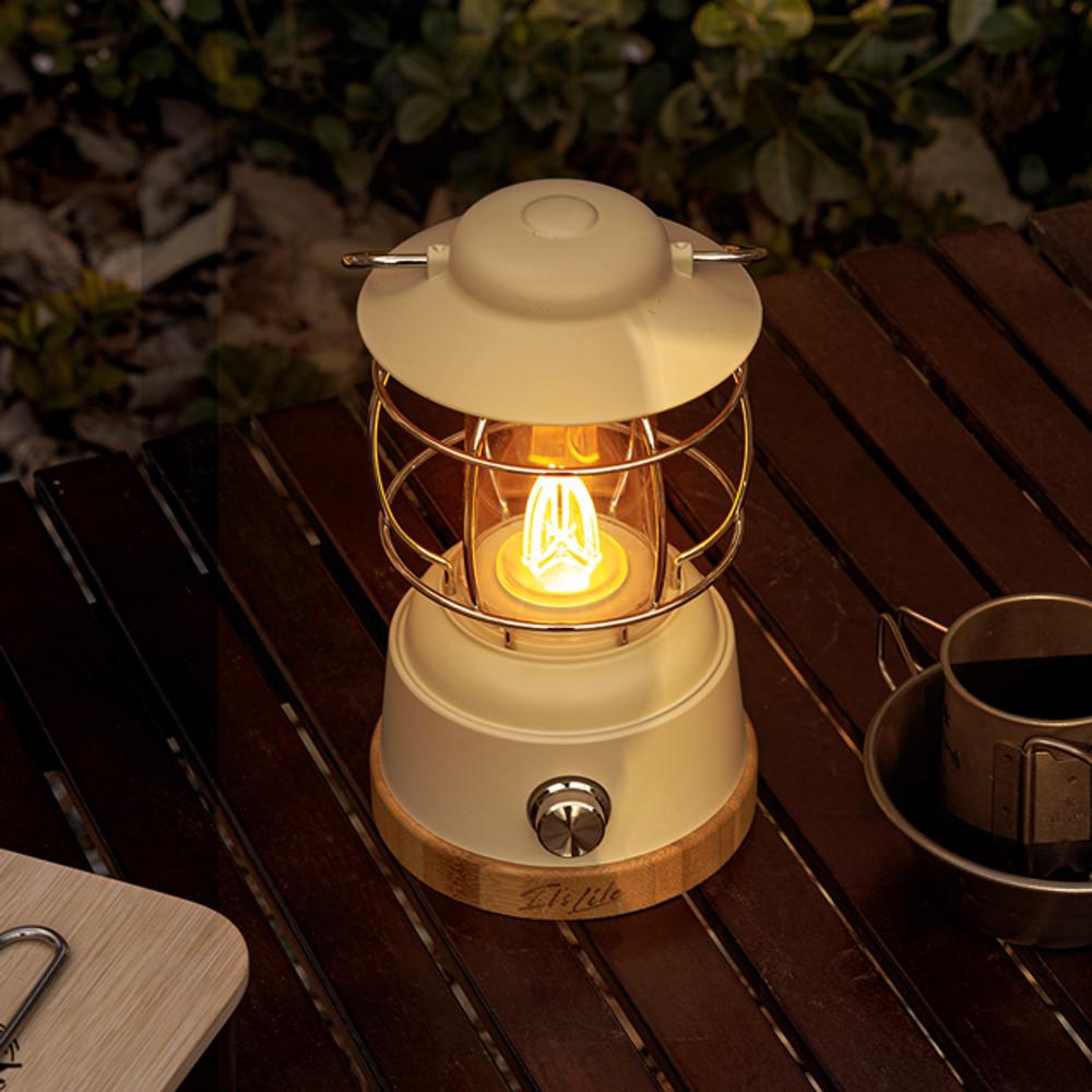 빈티지 감성 캠핑 랜턴 충전식 차박 LED 조명 램프