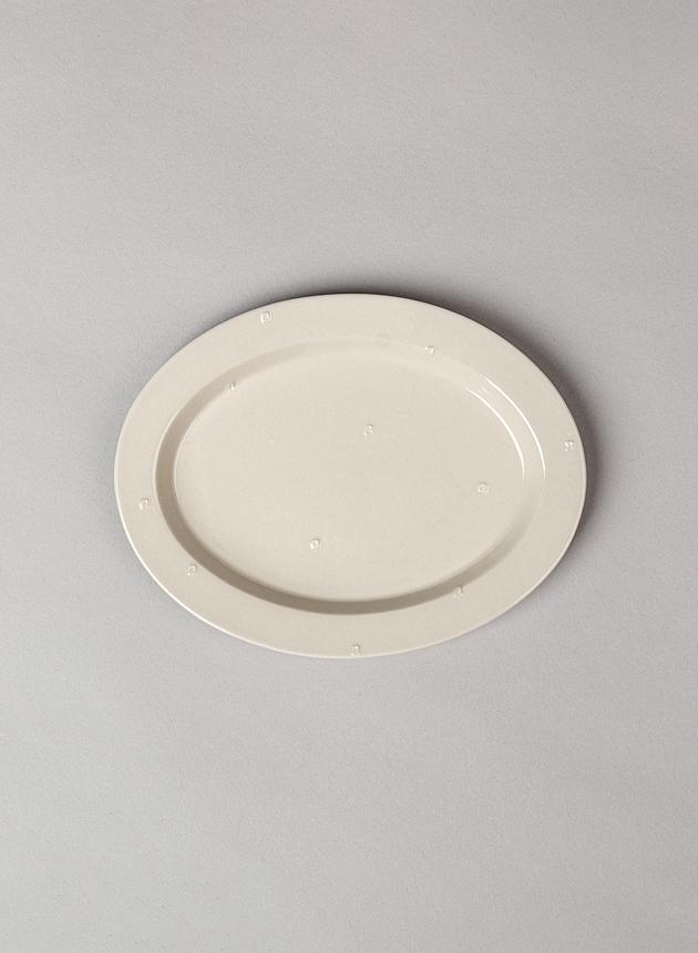 Unit Oval Plate 유닛 오벌 플레이트 (2 sizes, 2 color)