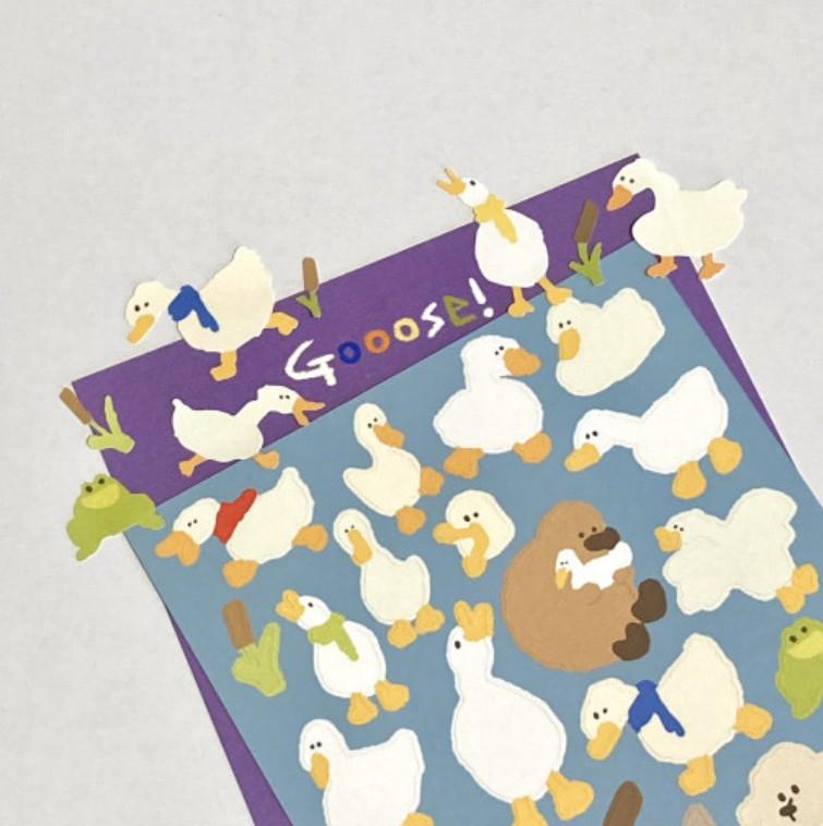 [딩풋] Gooose Sticker 거위 스티커