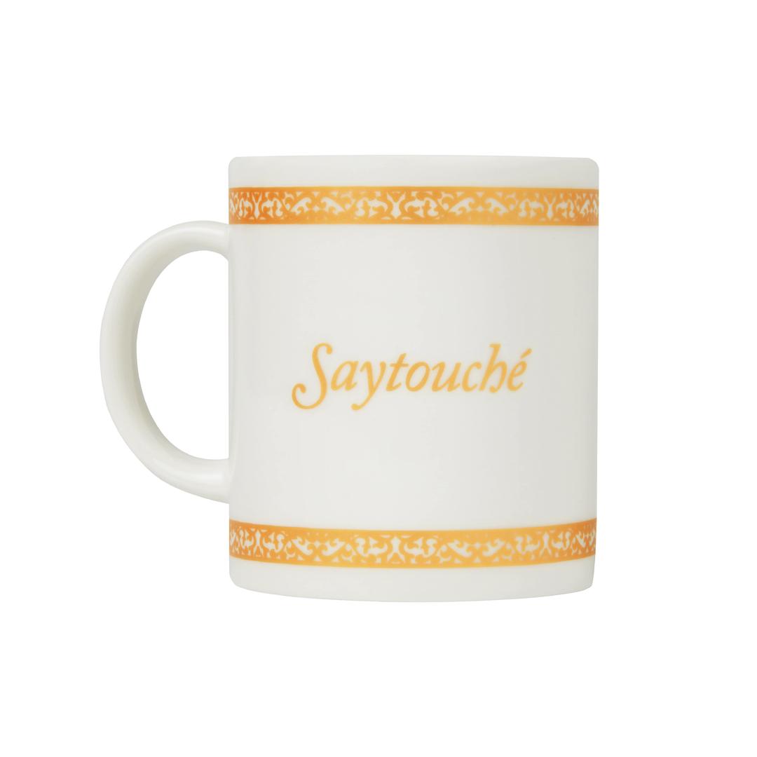 프레임 로고 컵 골드