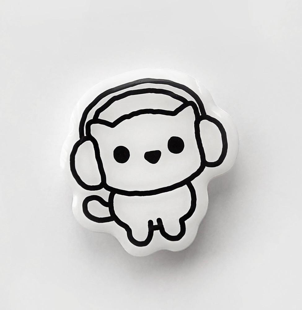 Headphone cat 그립톡