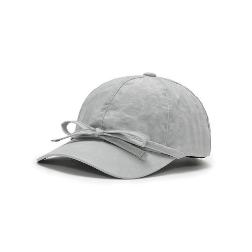 BASIC BALL CAP_RIBBON_GREY (2차리오더)