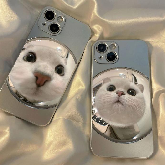 링고룸 [익일도착😽추가금X]아이폰 케이스 고양이 셀피 투명 젤리 카드 키링 폰꾸 동물 커플 생일 휴대폰 선물 여행 귀여운 가을 겨울 코디 변색없는 풀커버 12 13 14 15 프로 미니