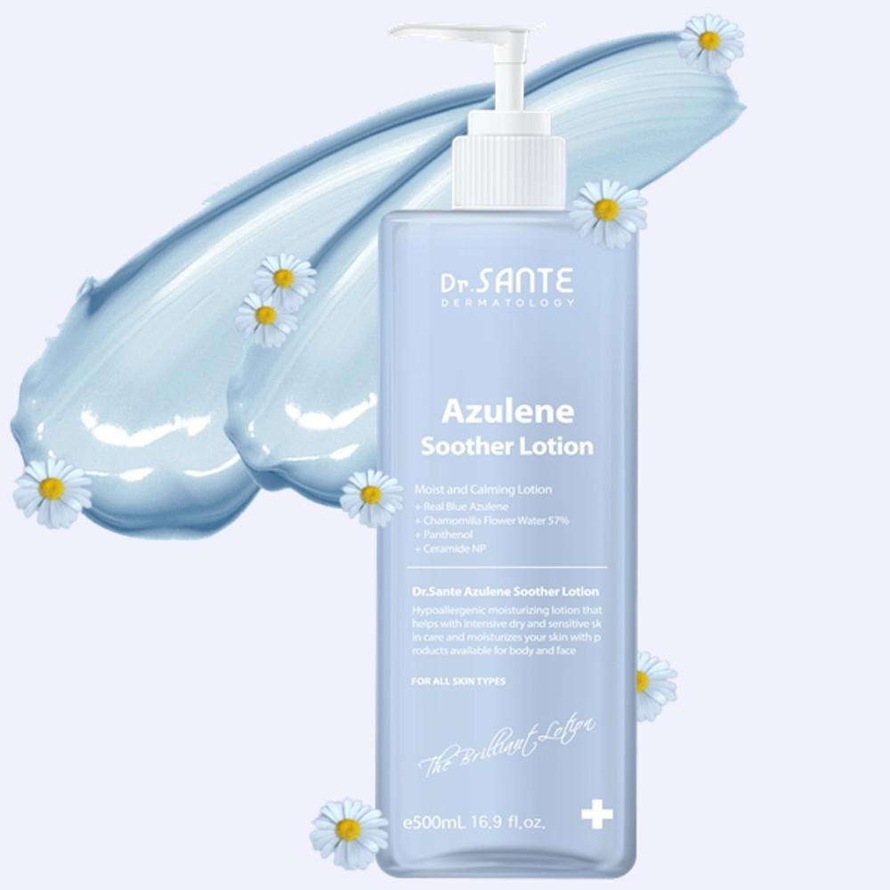 상떼 아줄렌 수더 로션 500ml 대용량 자극없는 유아용 온가족로션