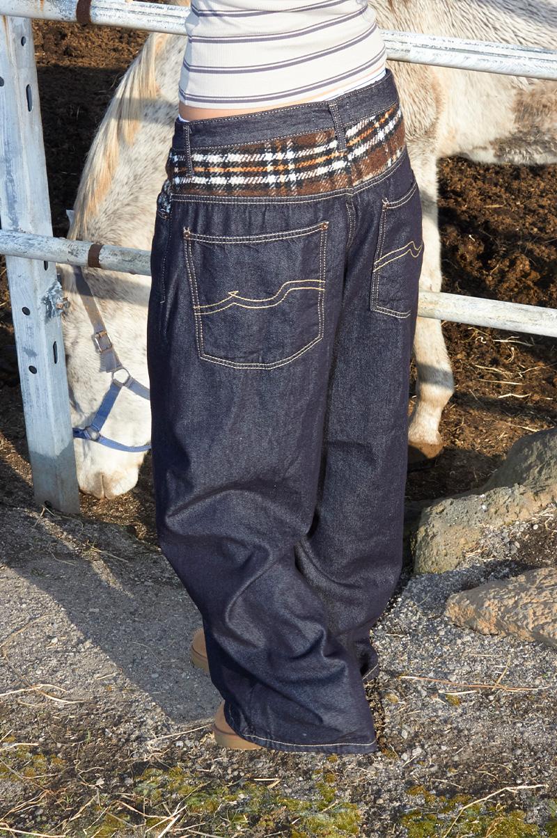 GRANDPA CHECKERED WOOL PANTS (GIMO)
