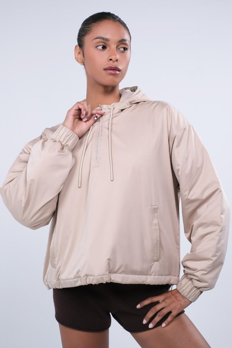 JD331 PADDED ANORAK BEIGE