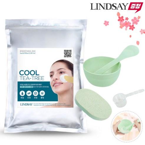 린제이 모델링팩 쿨 티트리 마스크 팩 1kg+팩도구+해면 4종세트 - 고무/모델링 | 쿠팡