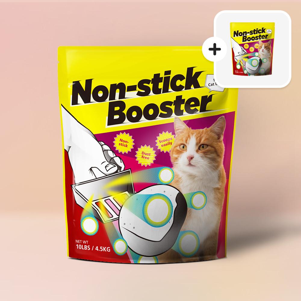 바닥에 안 붙는 떡짐방지 고양이 모래 부스터 깔끔보스 논스틱 부스터