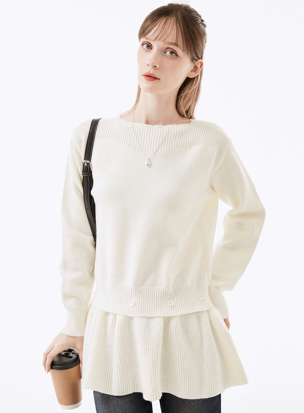 크브 투웨이 니트 (탈부착)