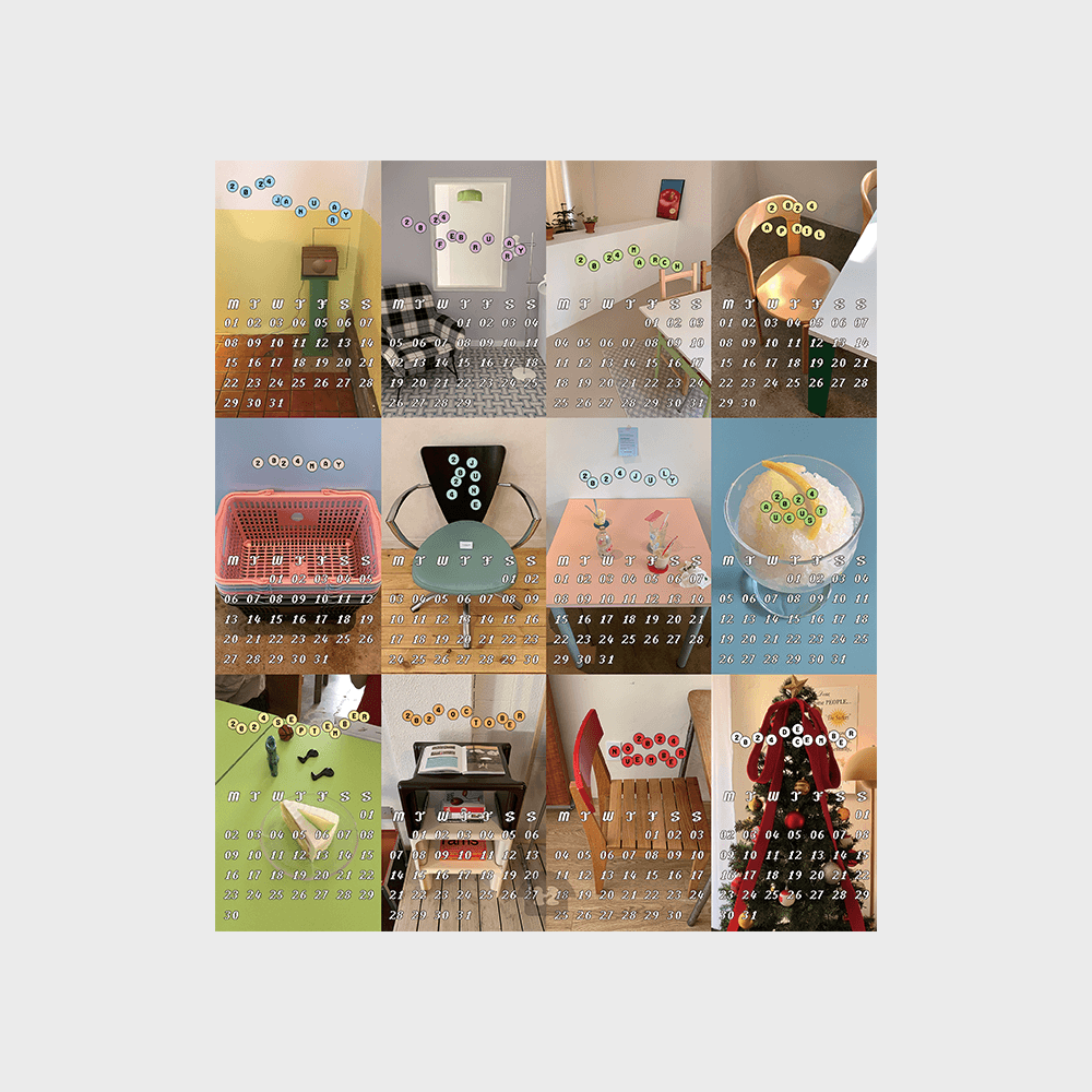 2024 CALENDAR HAPPINESS poster ver.
