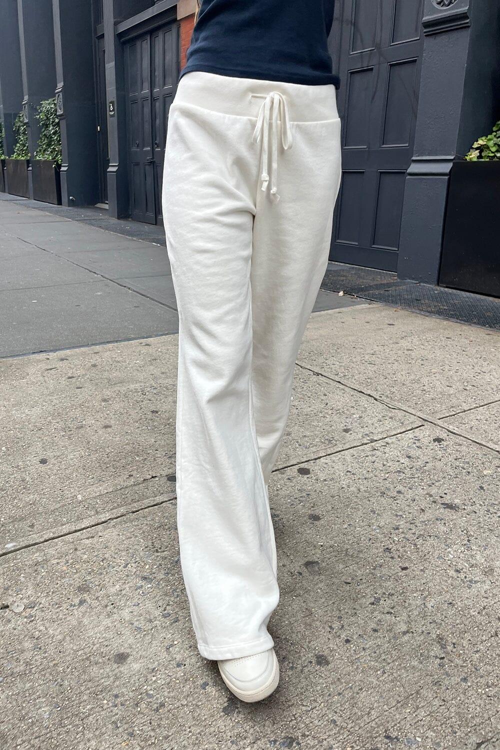 Hillary Soft Yoga Pants - Natural White / S