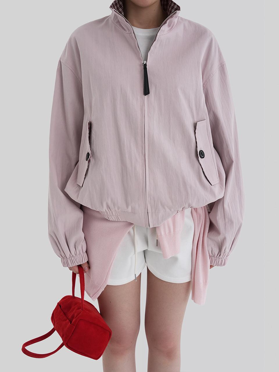 어텀 노드체크블루종