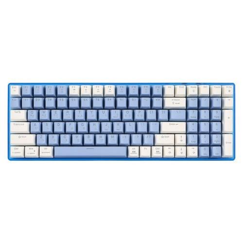 지클릭커 SPK100 저소음 무선 블루투스 기계식 키보드 / 밀키블루 (BLUE)